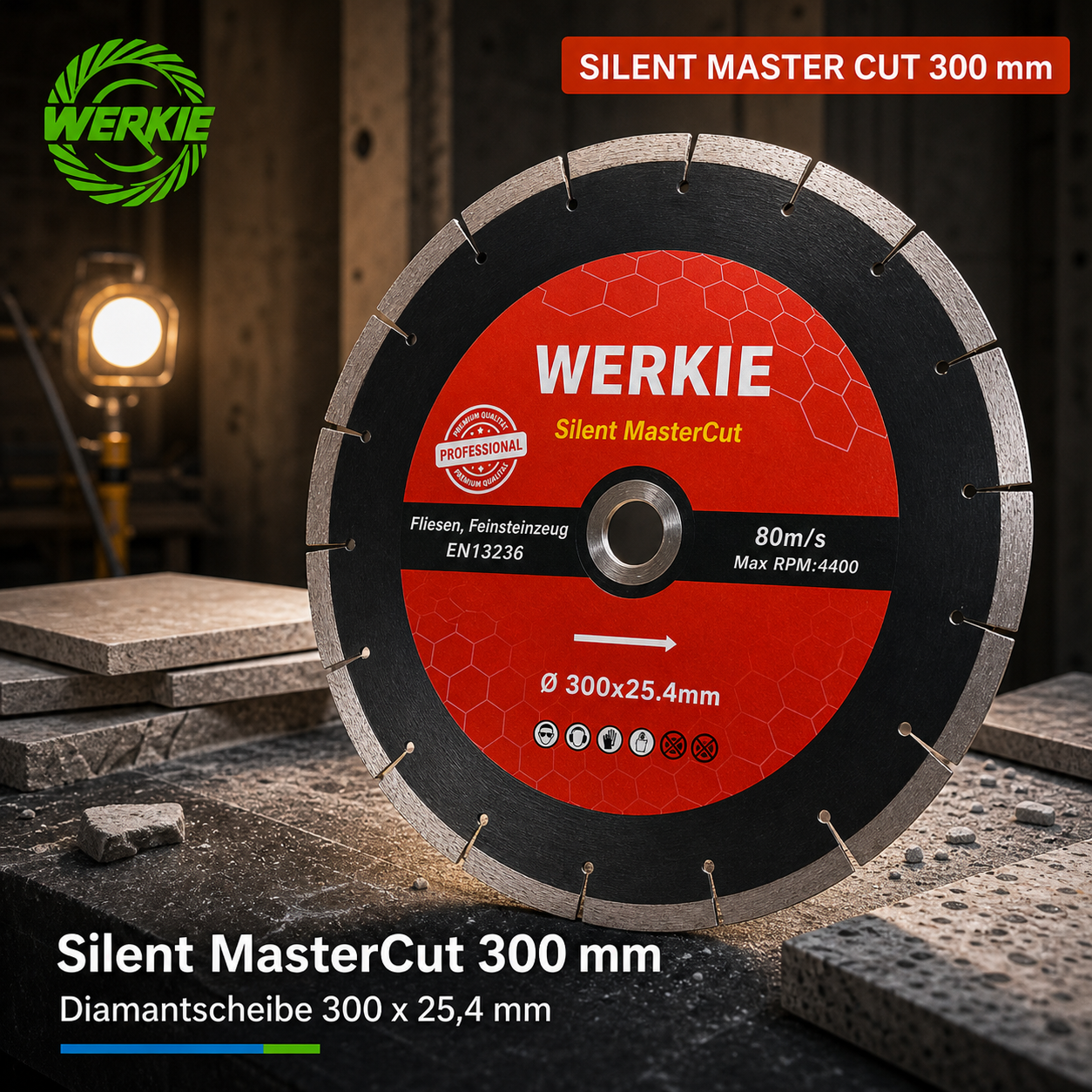 Silent MasterCut Diamantscheibe 300 x 25,4 mm