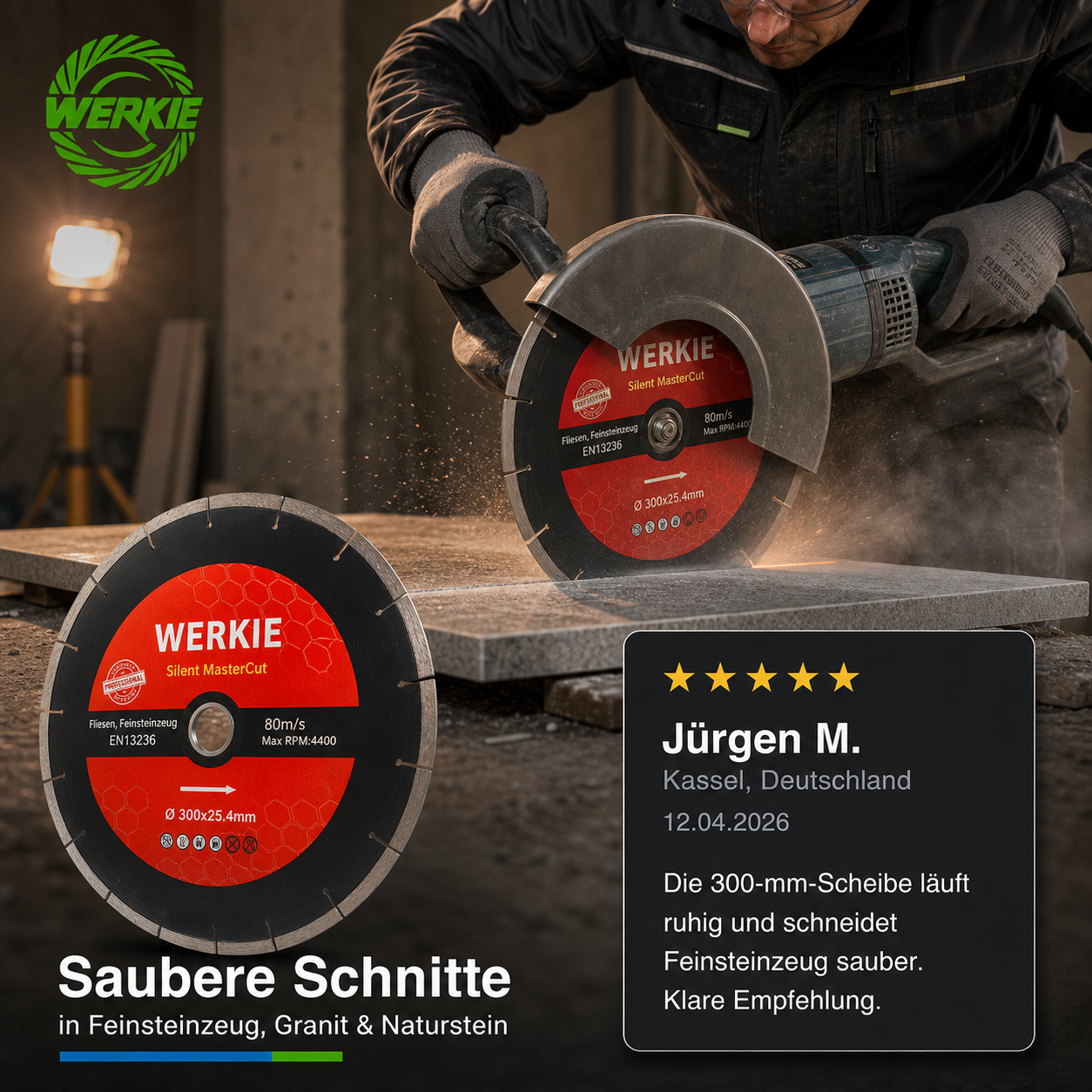 Silent MasterCut Diamantscheibe 300 x 25,4 mm