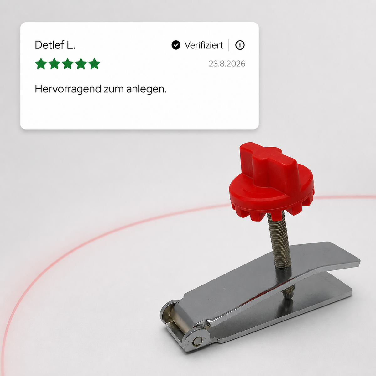 Wandfliesen‑Höhenregler – Edelstahl‑Nivellierhilfe bis 250 kg