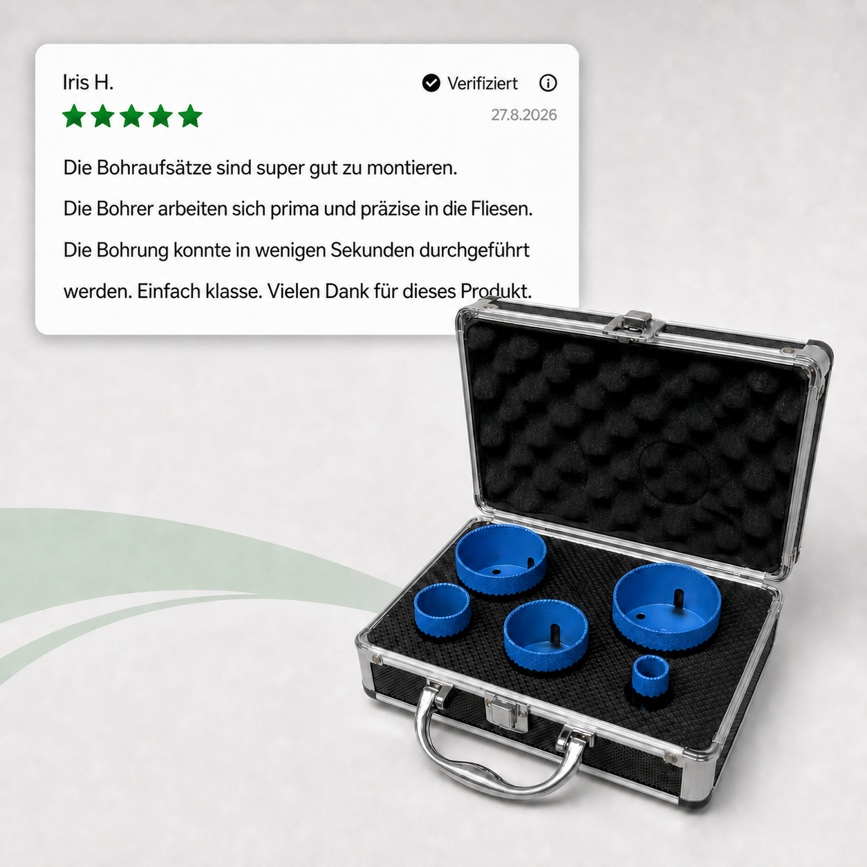 WERKIE MATRIX-PRO Diamant-Bohrkronen-Set 5-teilig