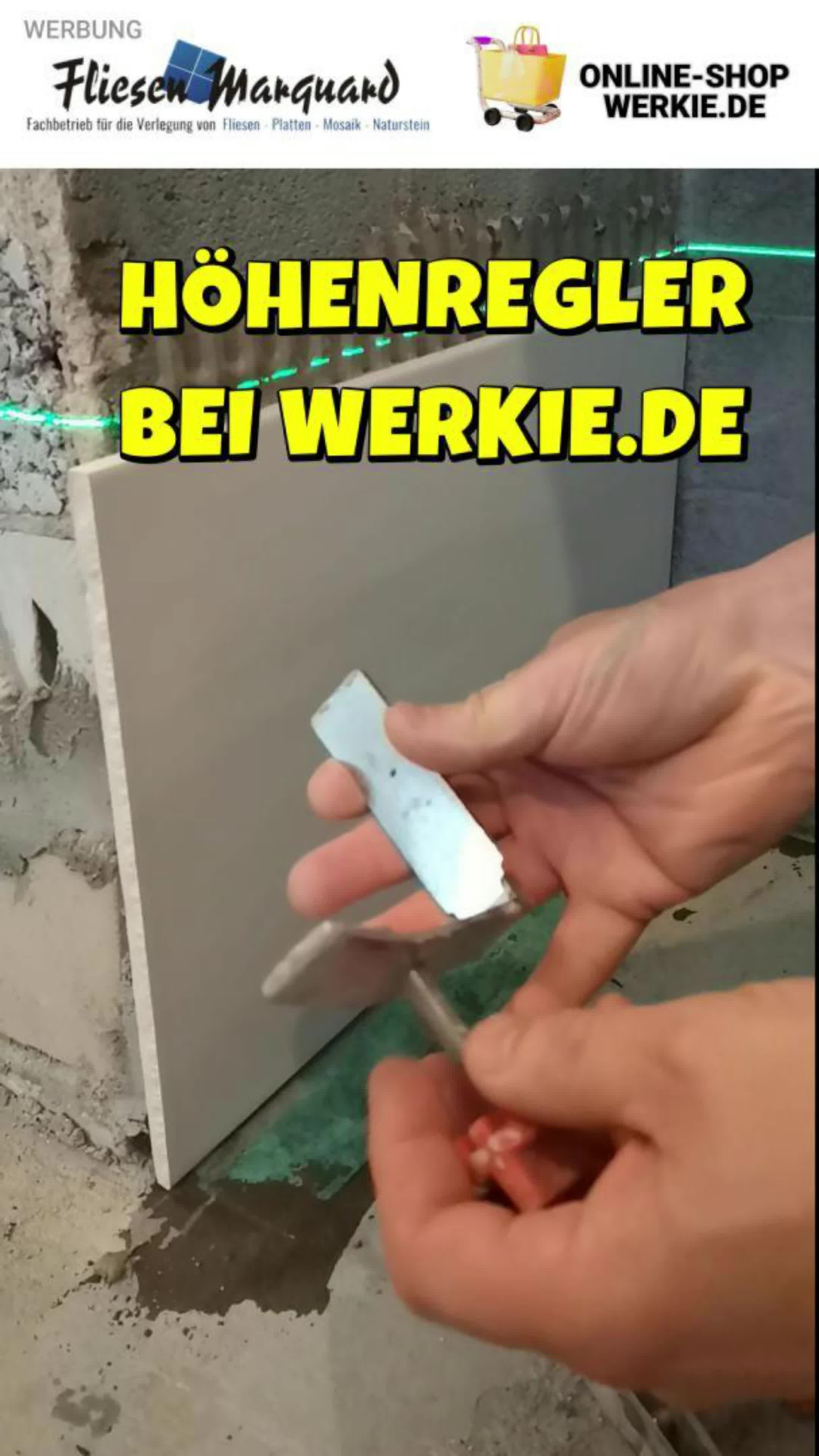 Wandfliesen‑Höhenregler – Edelstahl‑Nivellierhilfe bis 250 kg