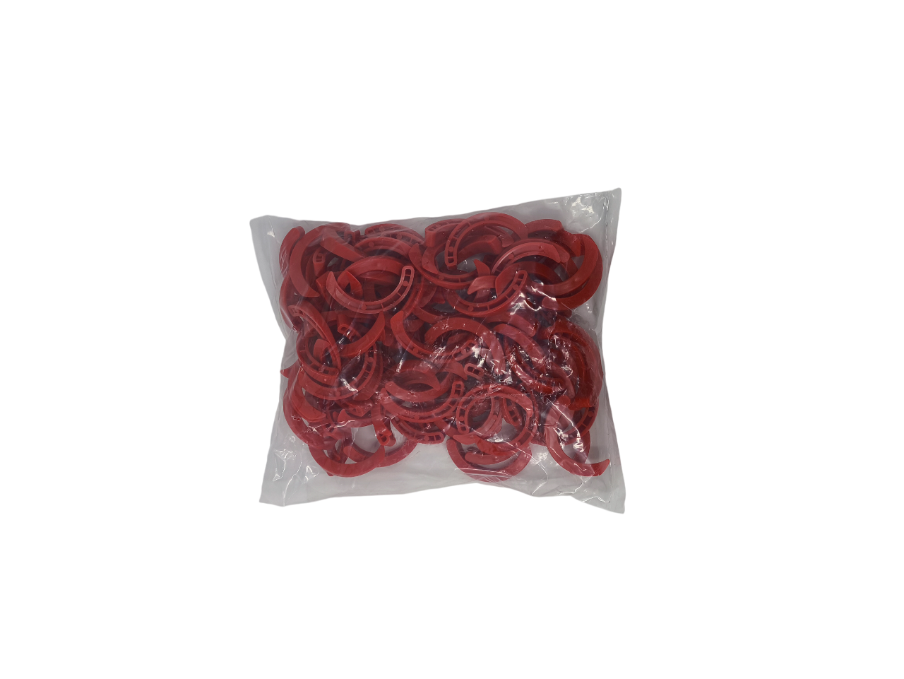 Fliesen-Sichelkeile 1-13 mm rot - 100 Stück