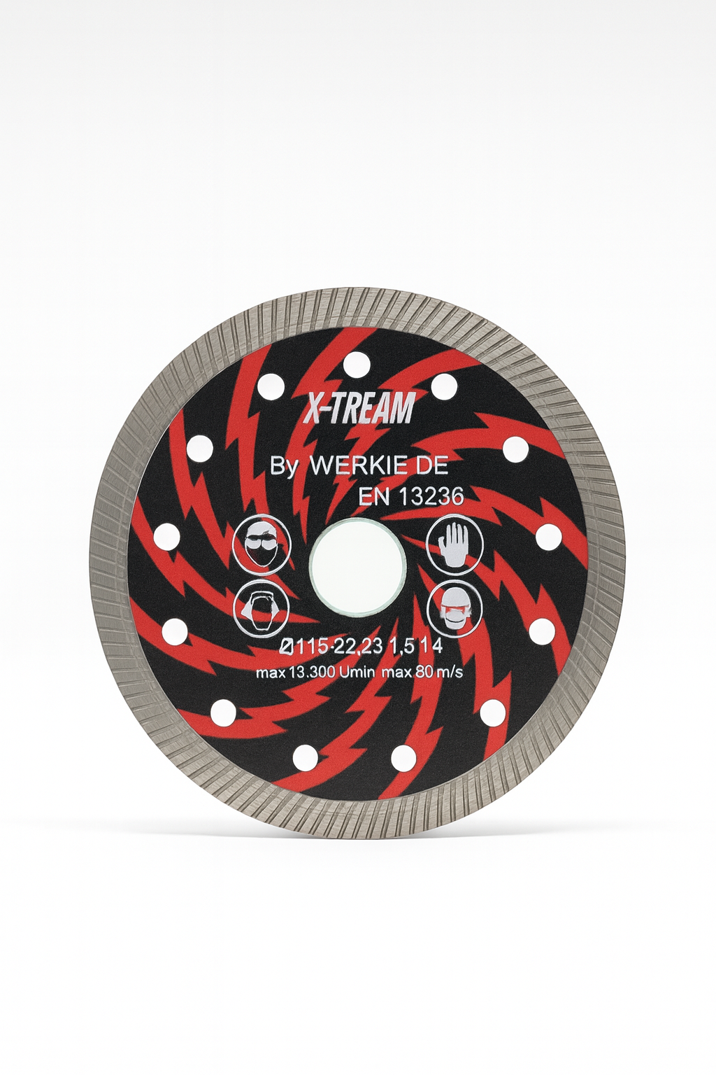 X-Tream Diamantscheibe 115 mm – Turbo Power für Feinsteinzeug