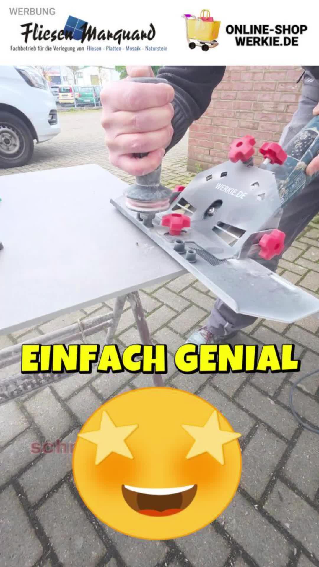 Fliesen-Eckenschleifer für 45 Grad Kanten