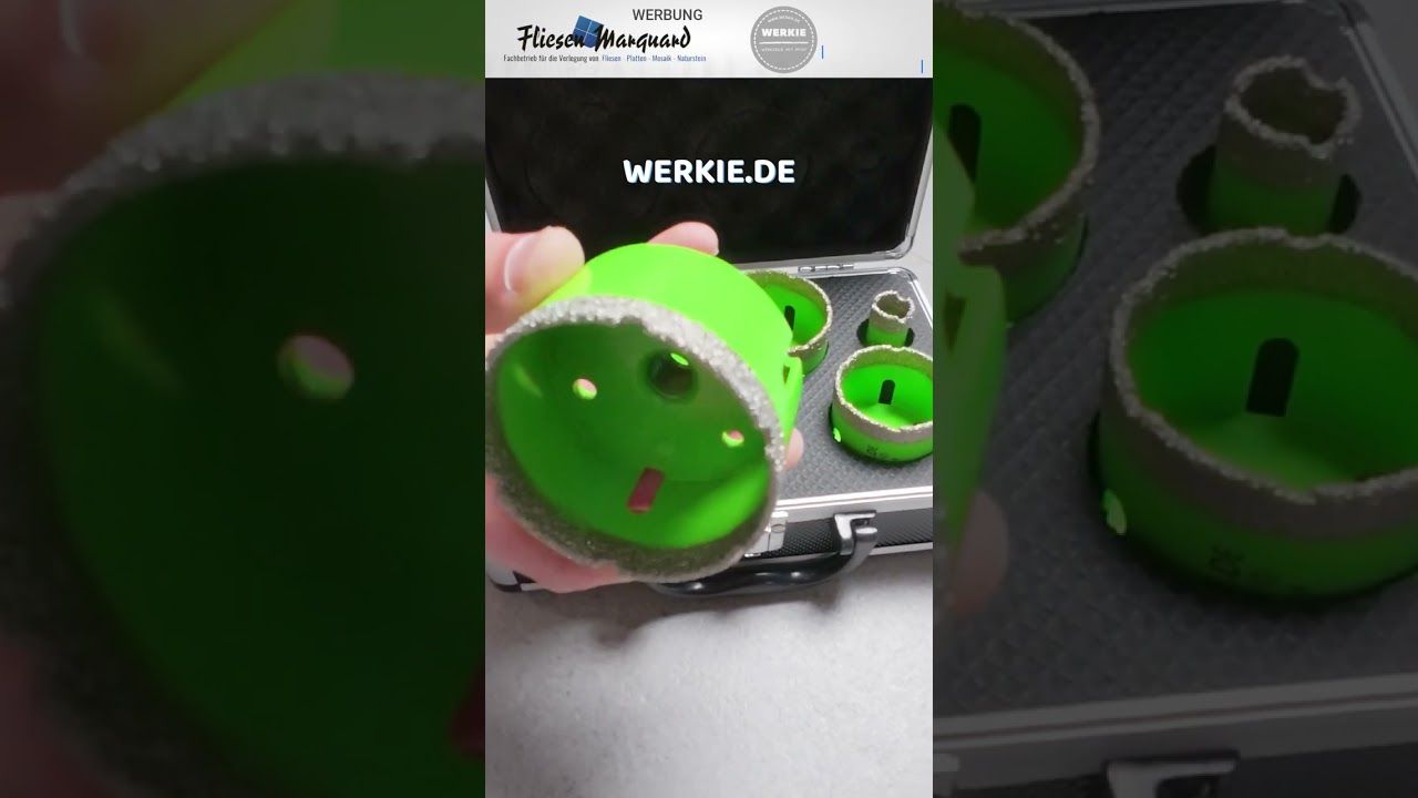 NanoCore Green Pro Diamant-Trockenbohrkronen-Set 6-teilig