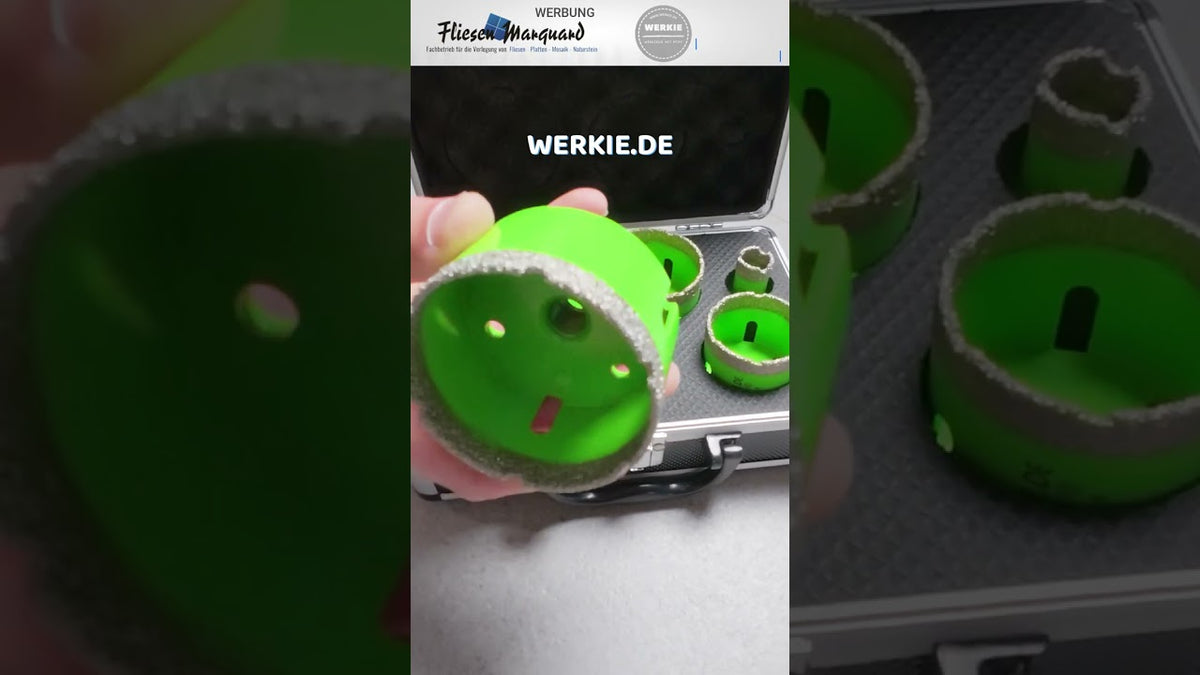 NanoCore Green Pro Diamant-Trockenbohrkrone im Praxiseinsatz