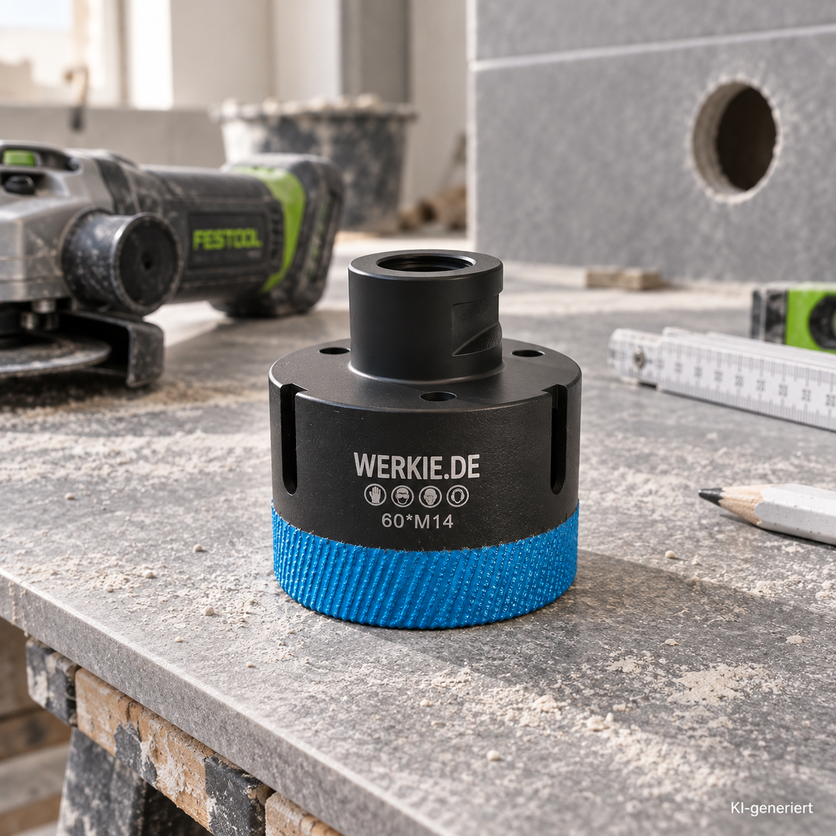 WERKIE MATRIX-PRO 60 mm Diamant-Trockenbohrkrone