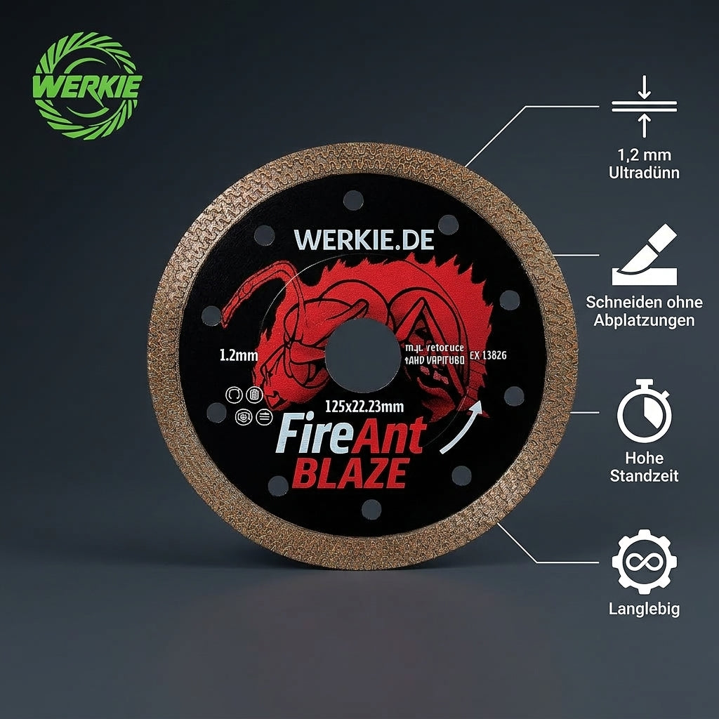 Fire Ant Blaze 125 mm Diamanttrennscheibe 1,2 mm