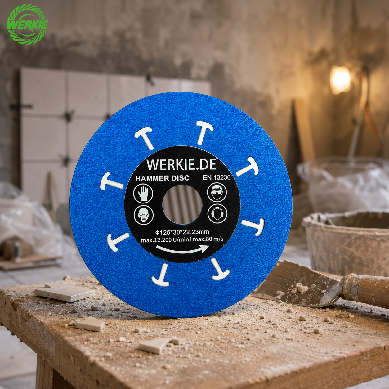 Hammer Disc 125 mm Diamanttrennscheibe 1,2 mm