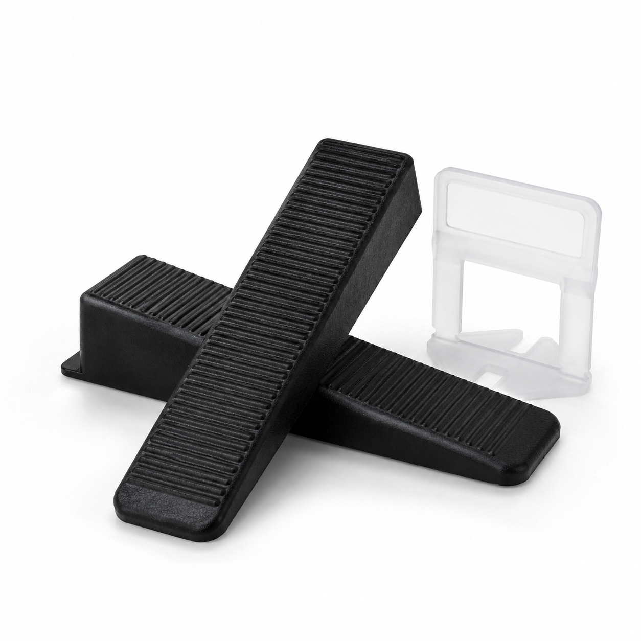 WERKIE LevelClip Keile – Nivelliersystem Keile für Fliesen, 100 Stück, wiederverwendbar