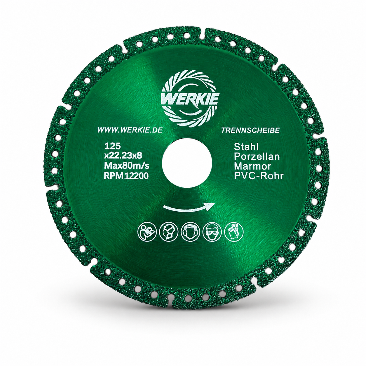 Green MultiDisc 125 mm Diamanttrennscheibe 1,2 mm
