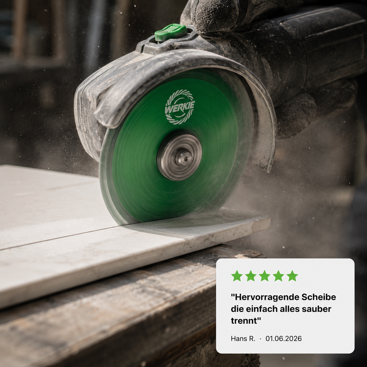 Green MultiDisc 125 mm Diamanttrennscheibe 1,2 mm