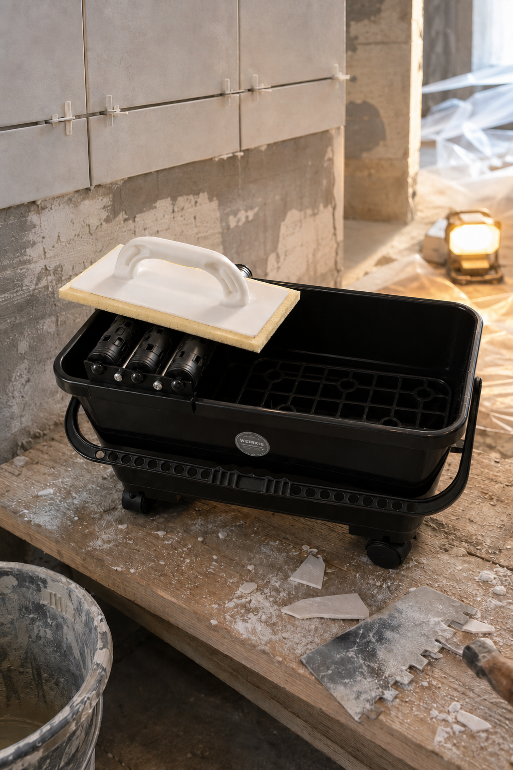 Fugen Waschboy 25L – Profi-Wascheimer für Fliesenleger