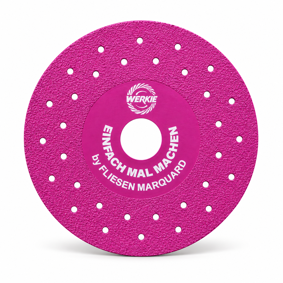WERKIE Pink-Edition – Einfach mal machen Diamantscheibe 125mm Vorderseite