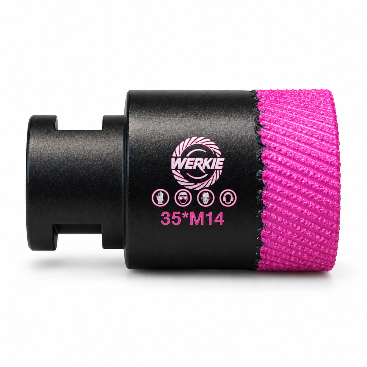 WERKIE Pink-Edition – Matrix-Pro Bohrkrone 35mm