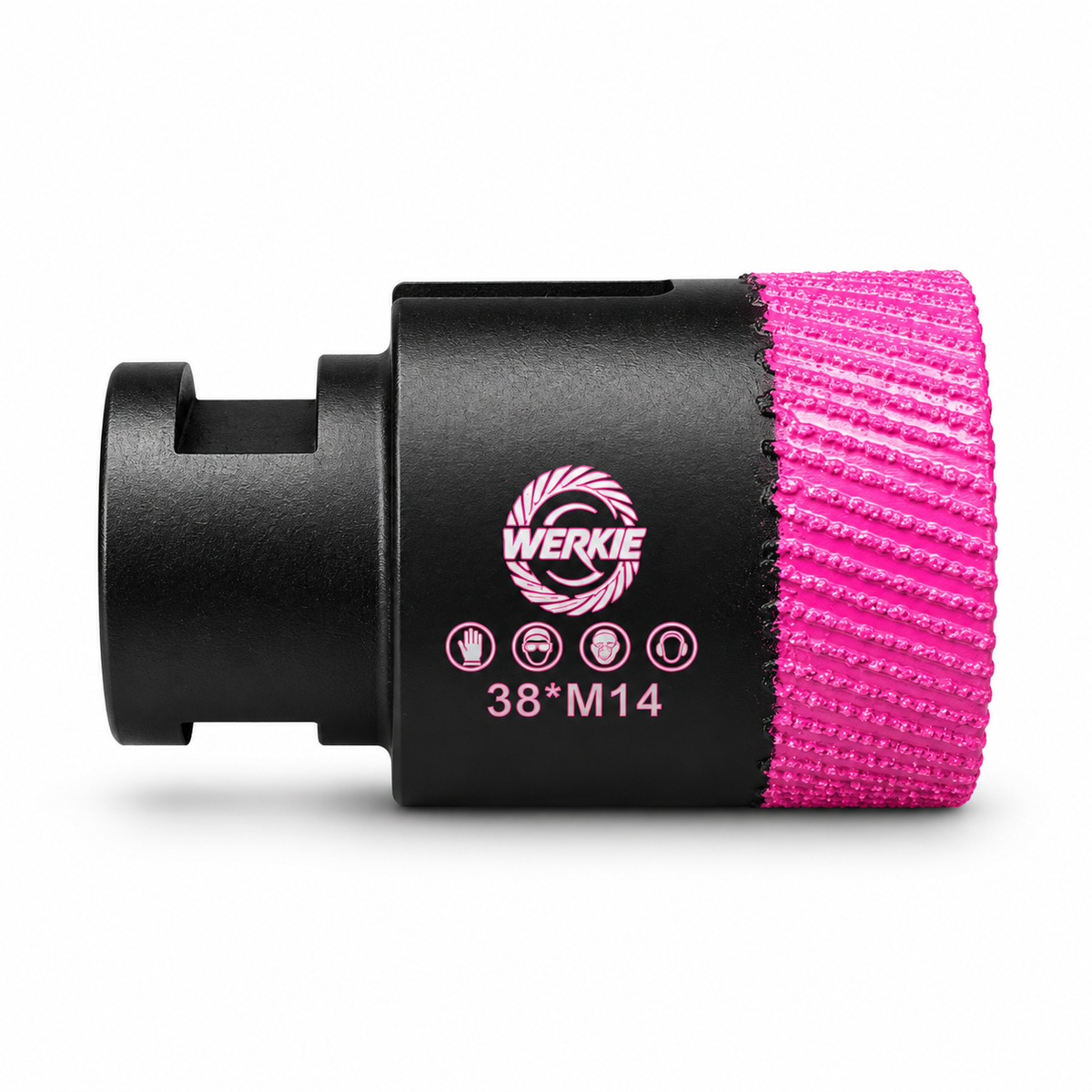 WERKIE Pink-Edition – Matrix-Pro Bohrkrone 38mm