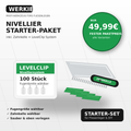 Nivellier Starter-Paket inkl. Zahnkelle